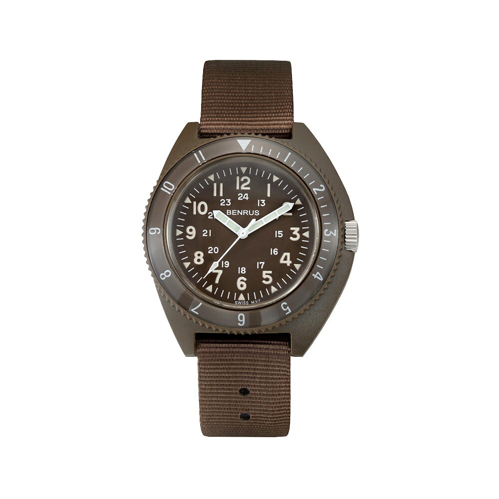 ベンラス 腕時計 ミリタリーウォッチ 腕時計 BENRUS TYPE-III OLIVE ミリタリーウォッチ メンズ 軍