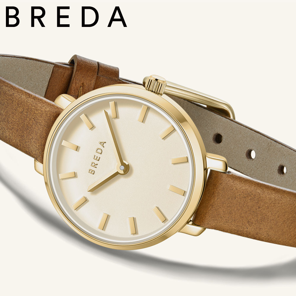 Other - ブレダ 腕時計 BREDA BEVERLY 1730n 腕時計 レディース 革ベルト レザーベルト 華奢 小ぶり ブラウン
