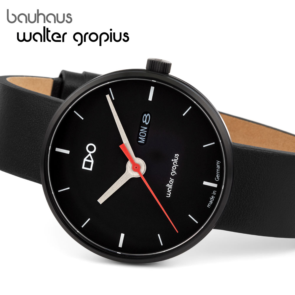 Bauhaus Walter Gropius (バウハウス・ヴァルター・グロピウス) フォーラム シンプレックスシリーズ メンズ ユニセックス腕時計 WG009-01