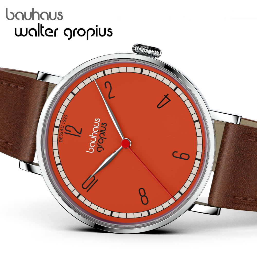 Bauhaus Walter Gropius (バウハウス・ヴァルター・グロピウス) ニューバウハウス デッサウ1925シリーズ メンズ ユニセックス腕時計 WGN003-06