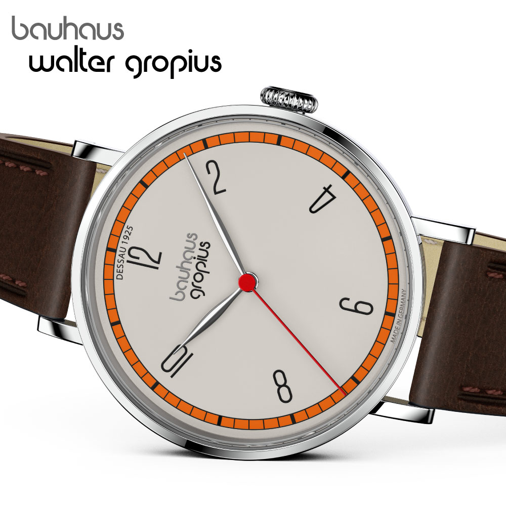 Bauhaus Walter Gropius (バウハウス・ヴァルター・グロピウス) ニューバウハウス デッサウ1925シリーズ メンズ ユニセックス腕時計 WGN004-02