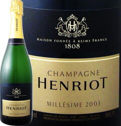 アンリオ・ブリュット・ミレジメ 2003【シャンパン】【750ml】【正規】【箱入り】【Henriot】 お中元 お歳暮 御中元 御中元ギフト 中元 中元ギフト お酒