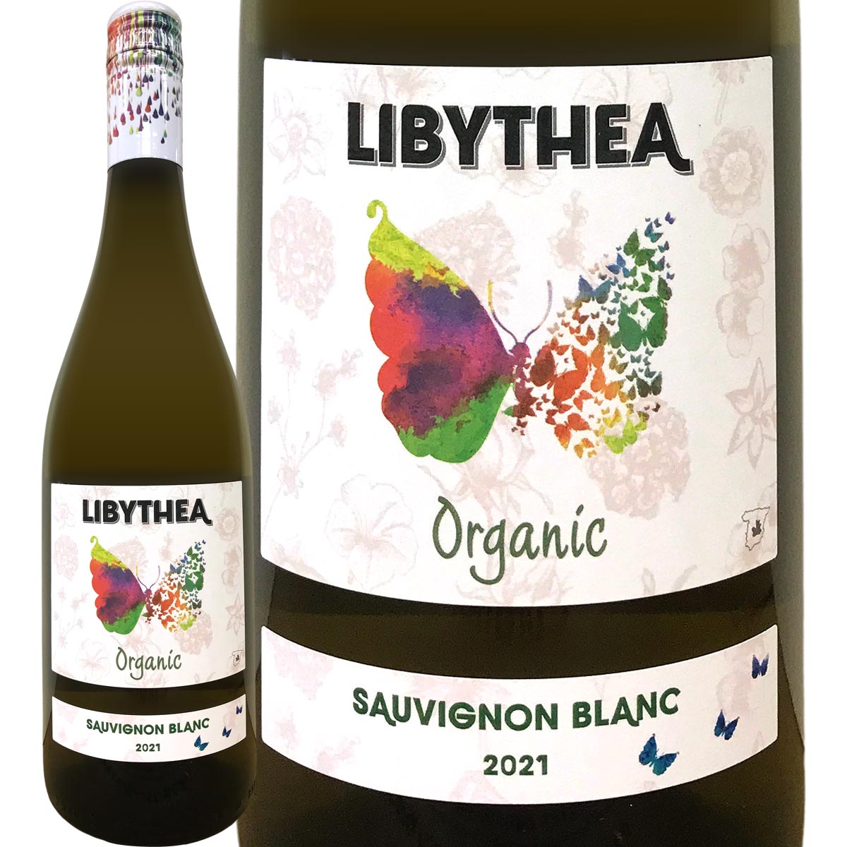 驚愕のハイコスパ!!ソーヴィニヨン・ブラン100％の有機オーガニック白ワイン!! 毎日でも飲みたいカジュアルなオーガニックワインです!! こちらの商品は最新ヴィンテージでのお届けになりますのでご了承くださいませ。 Libythea Sauvignon Blanc Organic, Bodegas Mureda, Vino de la Tierra de Castilla, Castilla-La Mancha, Spain ■色・容量：白750ml（スクリューキャップ使用） ■ALC：11.5% ■ブドウ品種：ソーヴィニヨン・ブラン100% ■産地：スペイン−カスティーリャ・ラ・マンチャ州−ビノ・デ・ラ・ティエラ・デ・カスティーリャ ■味わい：辛口 ■ラベル表示：酸化防止剤（亜硫酸塩） スペインの中でもハイコスパ産地として知られるラマンチャで生まれた、認証(CAAE)取得済みの完全有機栽培ブドウ使用のオーガニック白ワインなんです!! バイヤー一同驚愕したのは、その畑の標高!!何となんと、1,050mの超高地の畑から収穫したブドウを使用しているんです!! それはフランス、イタリア、ドイツ等のヨーロッパ銘醸地を含めて屈指の標高の高さ!!　比較的標高の高い畑が多いスペインにおいても、1,000m超えの畑は大変珍しいです。メセタと呼ばれる広大なスペイン中央台地の中でも、高地に位置する冷涼な畑というわけです。 しかもミネラル豊富な石灰岩土壌の畑から収穫したソーヴィニヨン・ブラン100％!! 夏の酷暑と冬の厳冬で知られる過酷な環境のラマンチャ。そんな産地にありながら、極めて標高が高く冷涼な畑、しかも完全有機栽培の畑で育っているので、このフレッシュかつフルーティなオーガニック白ワインが出来上がるんです!! このワインを造るボデガス・ムレダは、スペイン首都マドリードから南に約180kmのカスティーリャ・ラ・マンチャ州シウダ・レアル県バルデペーニャス地区に位置しています。バルデペーニャス村の中心地から北に約20kmの街道沿いにセラーを構えています。 セラーも含め周辺に1,200haもの広大な土地を所有しており、在来品種から国際品種まで幅広いブドウ品種を栽培しています。生産するワインも赤、白、スパークリング、甘口等、数多くのシリーズを展開。地元スペインはもちろん、世界各国に輸出して愛飲されています。 この［リビテア・ソーヴィニヨン・ブラン・オーガニック］は、ソーヴィニヨン・ブラン100％の白ワイン。ヨーロッパでも屈指の標高を誇る1,050mの超高地畑から収穫したブドウを使用しています。畑は完全有機栽培を実践しており、CAAE認証を取得しています。土壌は石灰岩。 13℃に維持したステンレスタンク内で15日間スキンコンタクトを行い、アルコール発酵させます。樽熟成はせず、有機栽培ブドウのフレッシュな果実味を楽しんでいただく白ワインです。 お手頃で美味しいワインをお探しの皆様、そして中でもオーガニックワインを選びたいお客様にとってもオススメの一本です！どうぞお試しくださいませ!! 関連商品ドラゴラ・オーガニック・ソーヴィニヨンブラン・ベルデホ（最新ヴィンテー...メレンス・テルセー・ブラン【スペイン】【カタルーニャ】【白ワイン】【7...リビテア・テンプラニーリョ・オーガニック（最新ヴィンテージでのお届け）...1,078円968円1,078円ドラゴラ・オーガニック・テンプラニーリョ・シラー（最新ヴィンテージでの...エミリアーナ・エコバランス・シャルドネ（最新ヴィンテージでお届け）...エミリアーナ・エコバランス・ゲヴェルツトラミネール（最新ヴィンテージで...1,078円1,078円1,078円プルポ・ロコ・ブランコ・ビウラ　2022【スペイン】【白ワイン】【75...ジャスピー・ブラン　2021【スペイン】【白ワイン】【750ml】【ミ...ラガール・デ・コスタ・アルバリーニョ・リアス・バイシャス　2022スペ...1,298円1,958円3,080円チャコリ・K5・アルギニャーノ　2020【スペイン】【白ワイン】【75...マス・ブランチ・イ・ジョヴェ・プティ・サオ・ブラン　2021【スペイン...ルナ・ベベリデ・ゴデーリョ・ビエルソ　2021【スペイン】【白ワイン】...3,740円2,090円2,420円驚愕コスパのオーガニック白ワイン!!欧州屈指1,050mの超高地畑で育った有機ソーヴィニヨン・ブラン100％!! 有機栽培を象徴する蝶の可愛らしいラベルが目印!!しかし中身は本格派!! 有機認証(CAAE)取得!!完全有機栽培オーガニックブドウ使用!! 中央台地メセタを擁する高地畑の宝庫スペインでも珍しいほどの標高!!土壌はミネラル豊富な石灰岩!! レモン果汁のようなフレッシュな果実味とシャープで豊かな酸、ピュアでクリーンな飲み心地!! あらゆる料理にマッチ！ご自身でお気に入りのペアリングを見つけて、カジュアルに楽しんでみてください！ ※こちらの商品は最新ヴィンテージでのお届けとなります。 [リビテア・ソーヴィニヨン・ブラン・オーガニック] ヨーロッパでも屈指の標高1,050mを誇る、冷涼な高地畑。完全有機栽培（認証取得済）で育ったソーヴィニヨン・ブラン100％のオーガニック白ワインです。 お手頃で美味しいワインをお探しの皆様!! そして中でも、有機栽培のオーガニックワインを選びたいお客様!! とってもオススメの白ワインがコレです!! その名も、 　　［リビテア・ソーヴィニヨン・ブラン・オーガニック］!!!! スペインの中でもハイコスパ産地として知られるラマンチャで生まれた、認証(CAAE)取得済みの完全有機栽培ブドウ使用のオーガニック白ワインなんです!! バイヤー一同驚愕したのは、その畑の標高!!何となんと、1,050mの超高地の畑から収穫したブドウを使用しているんです!! それはフランス、イタリア、ドイツ等のヨーロッパ銘醸地を含めて屈指の標高の高さ!!　比較的標高の高い畑が多いスペインにおいても、1,000m超えの畑は大変珍しいです。メセタと呼ばれる広大なスペイン中央台地の中でも、高地に位置する冷涼な畑というわけです。 しかもミネラル豊富な石灰岩土壌の畑から収穫したソーヴィニヨン・ブラン100％!! 夏の酷暑と冬の厳冬で知られる過酷な環境のラマンチャ。そんな産地にありながら、極めて標高が高く冷涼な畑、しかも完全有機栽培の畑で育っているので、このフレッシュかつフルーティなオーガニック白ワインが出来上がるんです!! ぜひともこの素晴らしいお値打ちワインをお試しくださいませ。 レモンライムやグレープフルーツのシトラス、青リンゴのフレッシュなアロマがまずグラスから飛び出してきます。さらに温度が上がると白桃、キウイ、パイナップル、青パパイヤなどの果肉感あるフルーティなアロマも現れてきます。続いてタイムやフェンネルのフレッシュハーブのニュアンスも。とても新鮮で清涼感のある香りに癒されます。口に含めば、レモン果汁のようなフレッシュな果実味とシャープで豊かな酸、野生のハーブのようなすがすがしさ。ほのかに感じるグレープフルーツの皮のようなビター味が実に快適で、軽やか且つピュアでクリーンな飲み心地。ひっかかりがなくなめらかな口当たりで、思わずお代わりが欲しくなってしまう心地良い白ワインです。 チキンブレストとベビーリーフやハーブのサラダ、オリーブオイルをかけた野菜のグリル、イカのリング揚げなどあらゆる料理にマッチします！ご自身でお気に入りのペアリングを見つけて、カジュアルに楽しんでみてください！ こんなお値打ちオーガニック白ワインなら、毎日でも飲みたくなってしまいます！ ぜひとも日常のお楽しみに、このワインをたっぷり味わってくださいませ!!