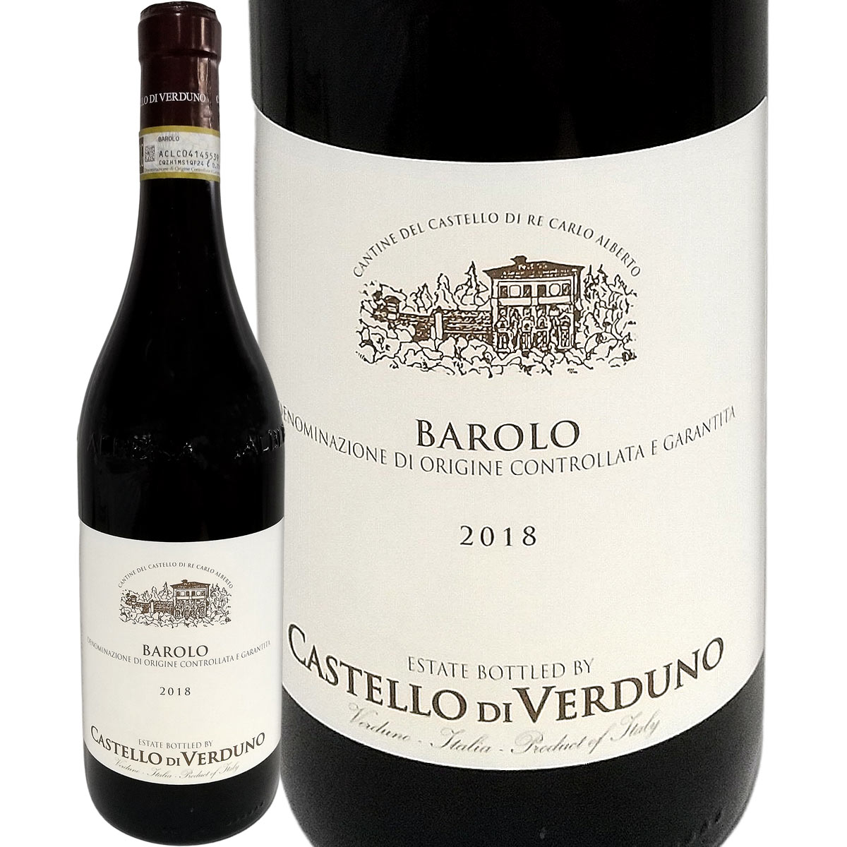 カステッロ・ディ・ヴェルドゥーノ・バローロ 2018【イタリア】【赤ワイン】【750ml】【ミディアムボディ寄りのフルボディ】【辛口】