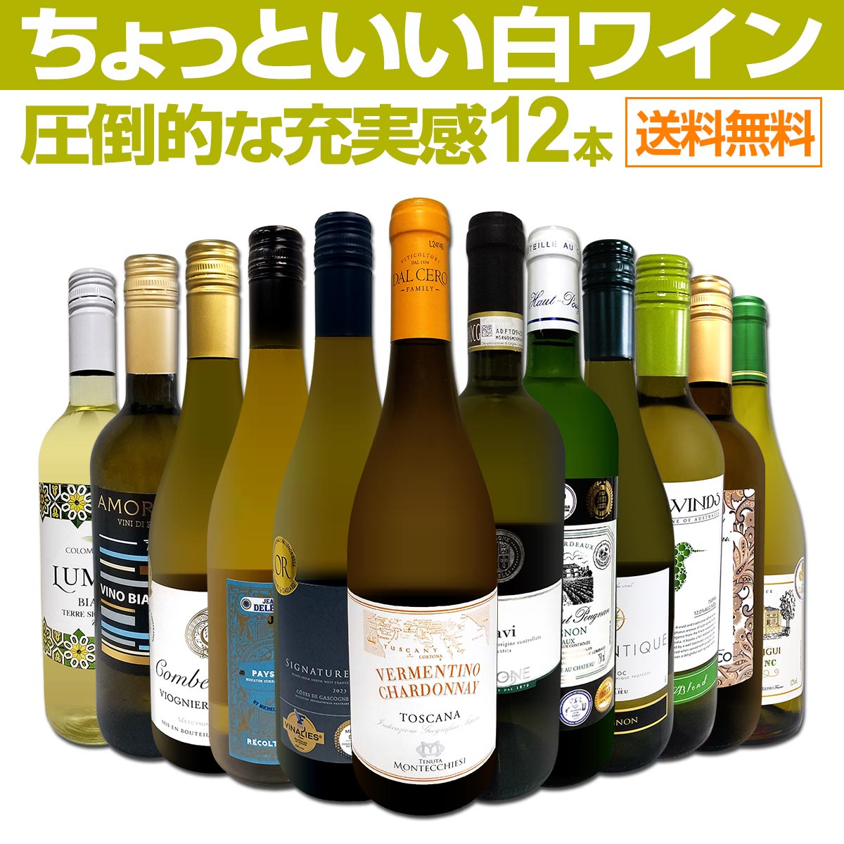 白ワイン セット ワインセット 白 ワイン ギフト 箱 京橋ワイン 京橋わいん 特選 12本 750ml お歳暮 飲み比べ 詰め合わせ プレゼント 送料無料 【 第99弾 当店オススメばかりを厳選 したちょっといい白ワイン 】
