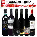 【送料無料】端数在庫一掃!格上濃厚贅沢なワインばかり赤6本セット!