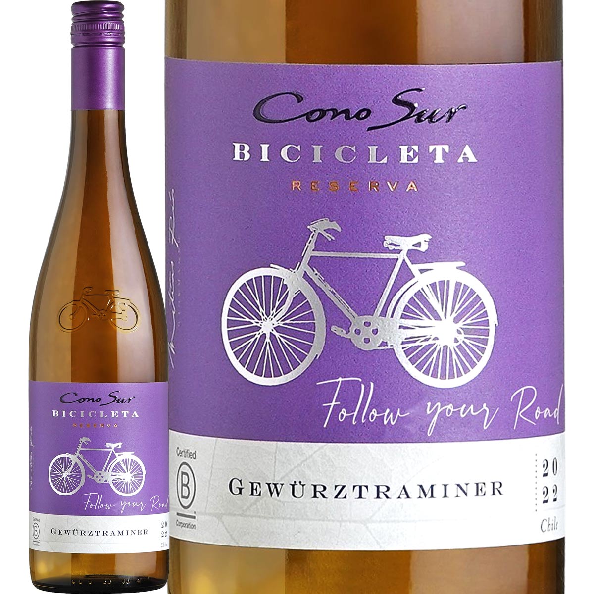 コノスル・ゲヴェルツトラミネール・ビシクレタ【チリ】【白ワイン】【750ml】【辛口】のサムネイル