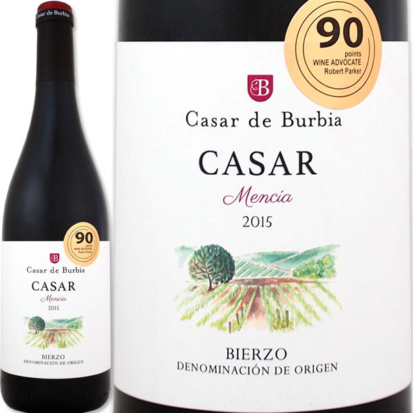 カサール・デ・ブルビア・メンシア　2015【スペイン】【赤ワイン】【750ml】【フルボディ】【辛口】【ビエルソ】【メンシア】【パーカー】【ペニン】【自根】【ピエ・フランコ】【接木無し】【高樹齢】【古木】【有機栽培】【オーガニック】のサムネイル