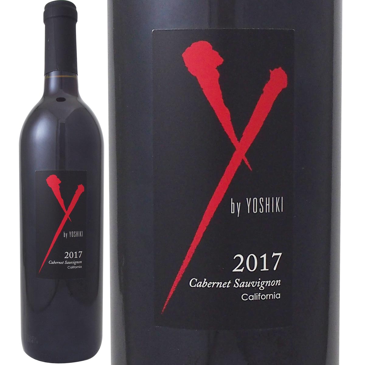 Y by Yoshiki・カベルネ・ソーヴィニョン 2017 アメリカ 赤ワイン 750ml 辛口 X Japan ワイン 赤ワイン 赤 ギフト プレゼント お中元 お歳暮 御中元 御中元ギフト 中元 中元ギフト お酒