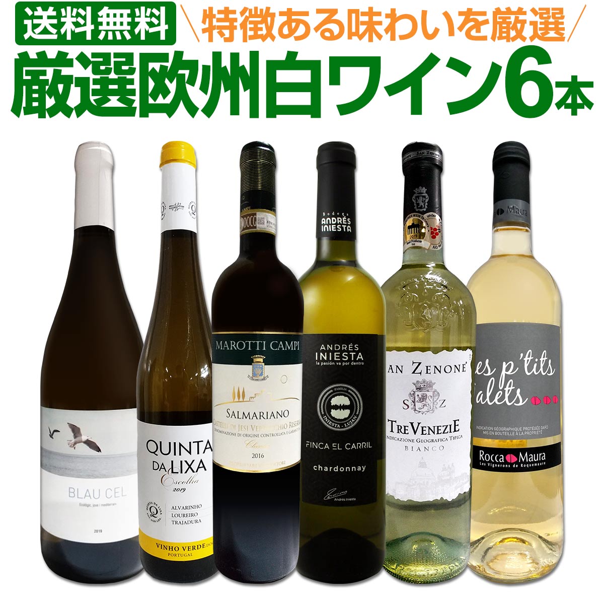 白ワインセット 【送料無料】第148弾！当店厳選！これぞ極旨辛口白ワイン！『白ワインを存分に楽しむ！』味わい深いスーパー・セレクト白 750ml 6本セット ワイン ワインセット 辛口 シャルドネ 金賞ワイン 飲み比べ 詰め合わせ ギフト プレゼント 贈り物