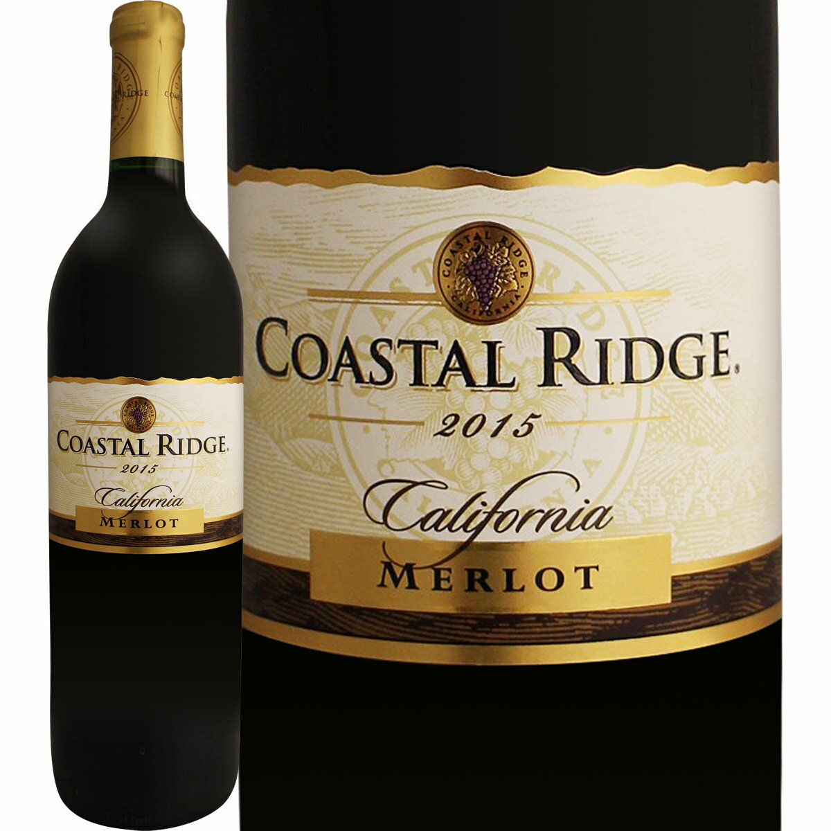 コースタル・リッジ・カリフォルニア・メルロー　2015【Coastal Ridge】【赤ワイン】【750ml】