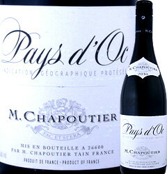 シャプティエ・ペイ・ドック・ルージュ（最新ヴィンテージをお届け）フランス 赤ワイン 750ml ミディアムボディ 辛口 パーカー Chapoutier