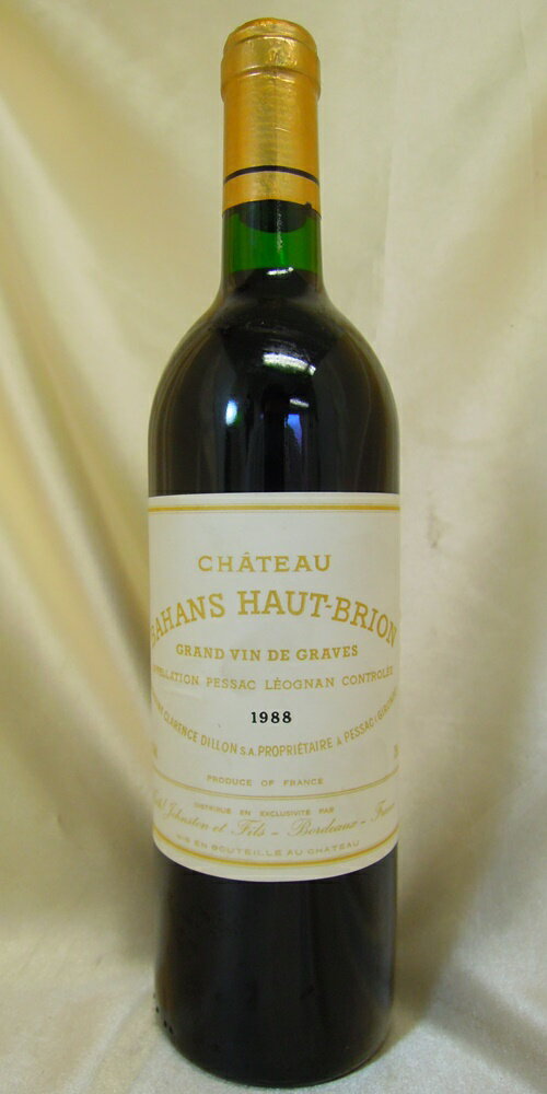 Bahans Haut-Brion Chバアン・オー・ブリオン 1988 赤ワイン