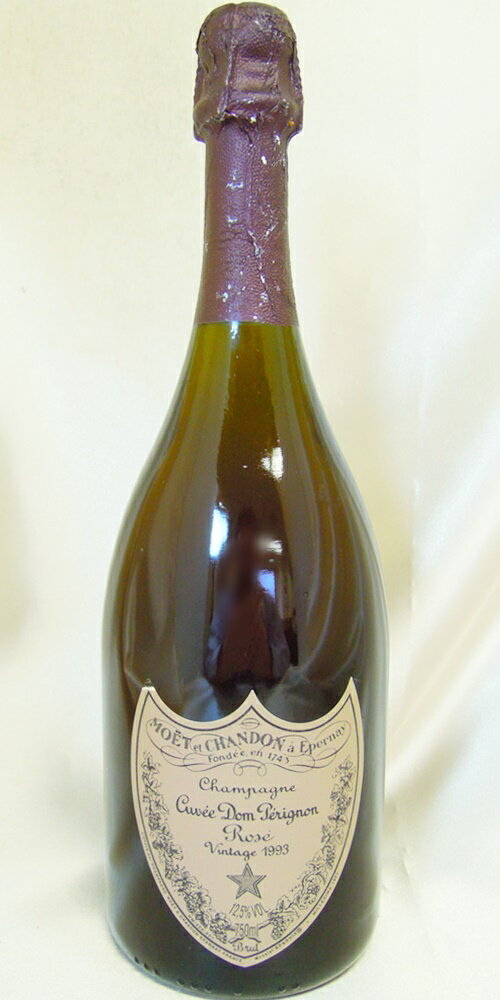 【古酒】ドンペリニヨン ロゼ 1993 箱なし 並行品