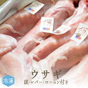 【冷凍】ウサギ肉 (頭無し・レバー、ロニョン付き) <フランス産> 【1羽=約1.4-2kg】