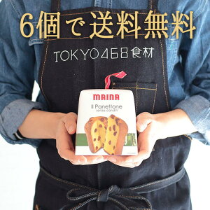 ◆【送料無料　お得な6個セット】パネトーネ　panettone　MAINA社【100g×6個】＜イタリア産＞パネットーネ【あす楽】