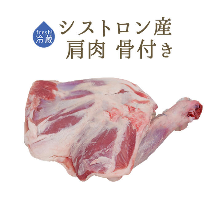 【フレッシュ】 ラム肉 仔羊 肩肉 (骨付き) ＜フランス シストロン産＞【約1.4-1.8kg】【冷蔵品】