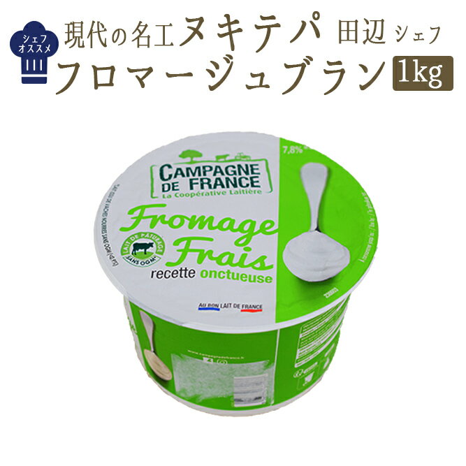 フロマージュ フロマージュ　ブラン　ヌキテパ　田辺シェフ＜フランス産＞【1kg】【冷蔵品】