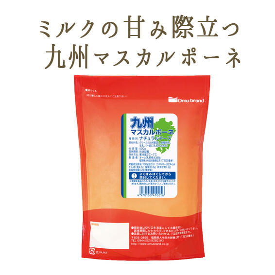 九州 マスカルポーネ チーズ オーム乳業 ＜国産＞【500g】【冷蔵品】 1