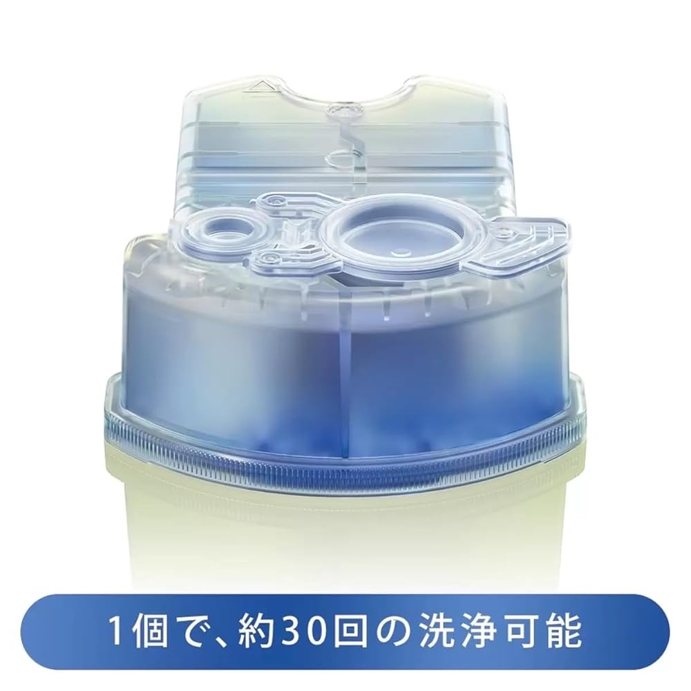 コストコ ブラウン 電気シェーバー用洗浄液 6個入 3個セット 除菌 潤滑化 最大30回 髭剃り 衛生