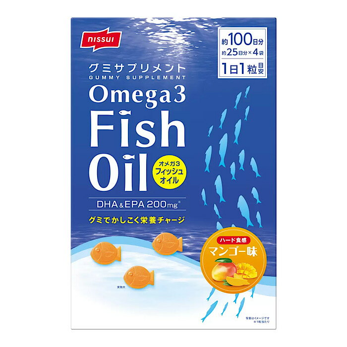 コストコ NISSUIグミサプリ OMEGA3 100粒 オメガ3 DHA EPA サプリ 健康食品 グミ 栄養補助食品 NISSUI にっすい ニッスイ