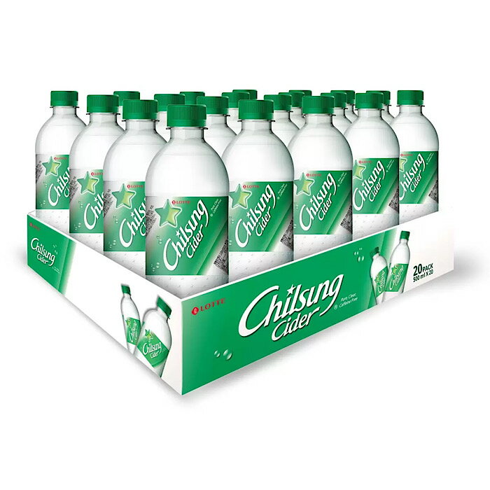 コストコ チルソンサイダー500ml x 20 PET チルソンサイダー チルソン CHILSON サイダー 500ml 20本 ケ..