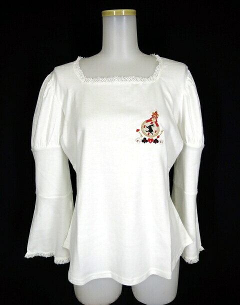 MAM / クロックラビット刺繍ペプラム七分袖カットソー マム マキシマム MAXICIMAM B25725_2007