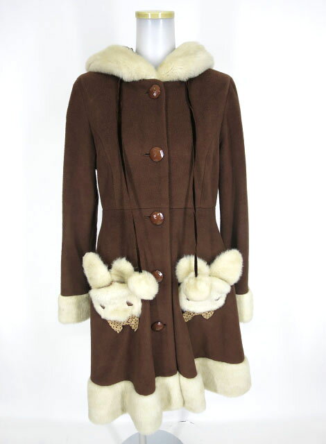 【中古】MAM / ふわふわねこちゃんうさちゃんお茶会コート マム マキシマム MAXICIMAM B27904_2009