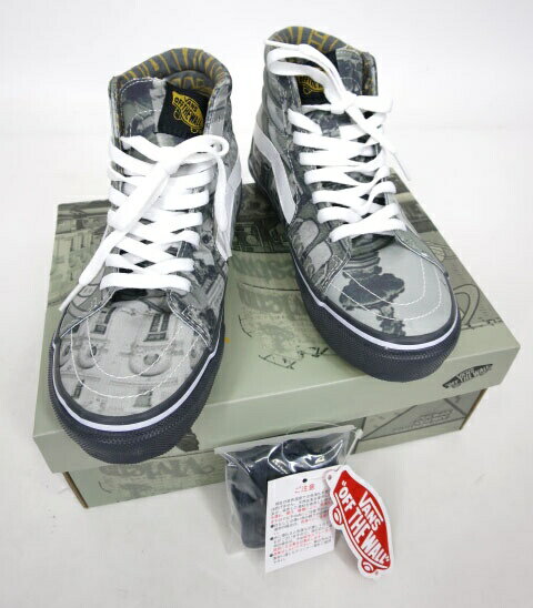 Vivienne Westwood ANGLOMANIA×VANS / ピカデリーサーカス柄ハイカットスニーカー ヴィヴィアンウエストウッド アングロマニア ヴァンズ コラボ (22.5cm, US4H, EUR35) レディース B31190_2112