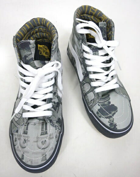 Vivienne Westwood ANGLOMANIA×VANS / ピカデリーサーカス柄ハイカットスニーカー ヴィヴィアンウエストウッド アングロマニア ヴァンズ コラボ (22.5cm, US4H, EUR35) レディース B31190_2112