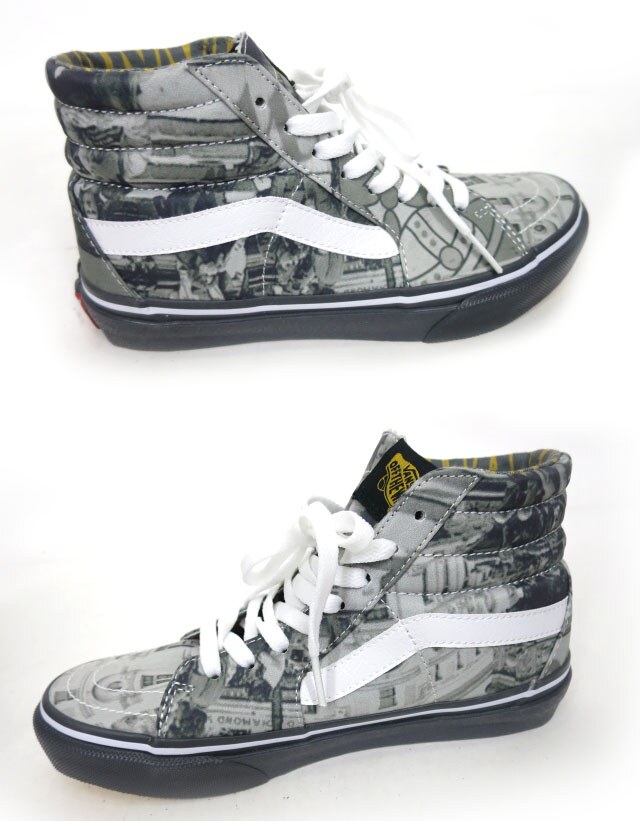 Vivienne Westwood ANGLOMANIA×VANS / ピカデリーサーカス柄ハイカットスニーカー ヴィヴィアンウエストウッド アングロマニア ヴァンズ コラボ (22.5cm, US4H, EUR35) レディース B31190_2112