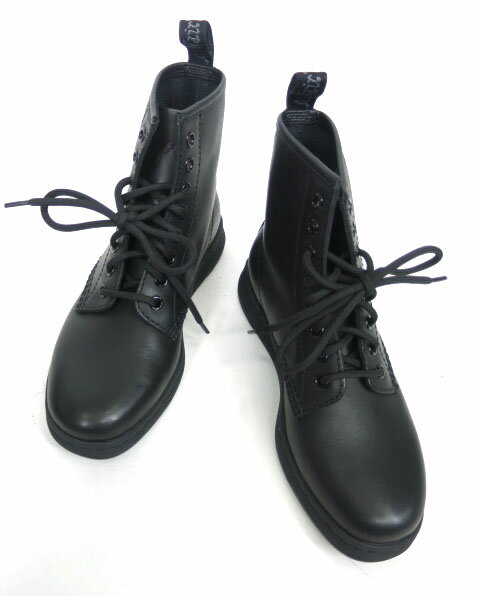 【中古】Dr.Martens / ニュートン 8ホールブーツ ドクターマーチン UK4 黒 レディース B31197_2004