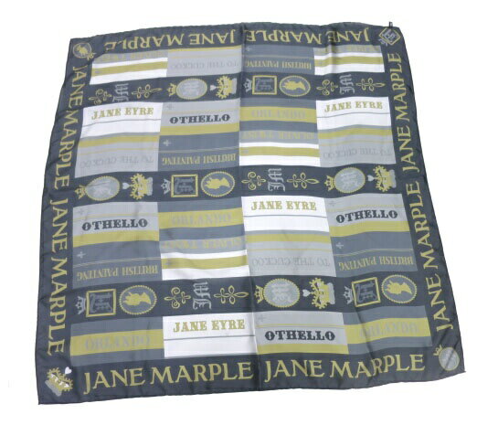 【中古】Jane Marple / ブリティッシュライブラリーのスカーフ ジェーンマープル B32587_2411