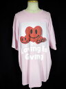 【中古】MILKBOY / LOVE GIVING Tシャツ ミルクボーイ ラブギビング ハートプリント B34979_2203