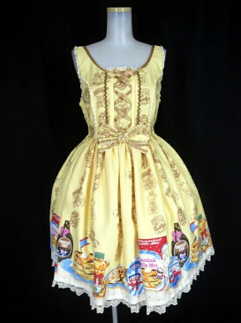 【中古】Angelic Pretty / Honey Cakeラウンドジャンパースカート アンジェリックプリティ ハニーケーキ B42493_2108