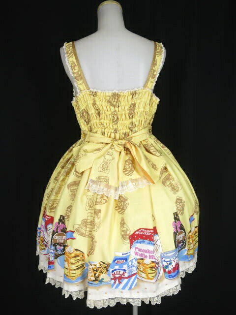 【中古】Angelic Pretty / Honey Cakeラウンドジャンパースカート アンジェリックプリティ ハニーケーキ B42493_2108