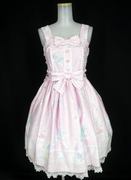 【中古】Angelic Pretty / Candy Sprinkle ジャンパースカート アンジェリックプリティ キャンディスプリンクル B42924_2109