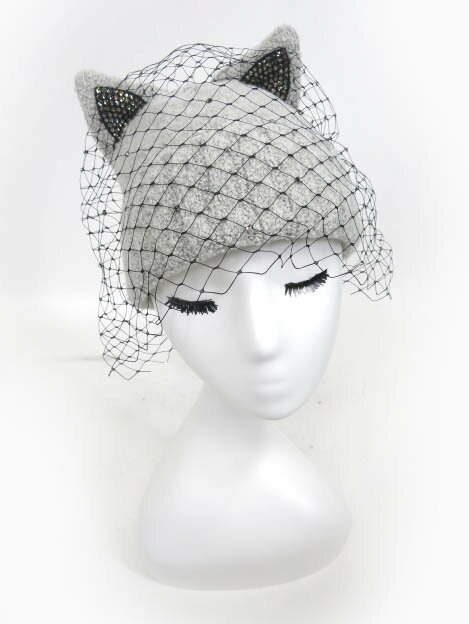 CA4LA / STAR CAT2 ニット帽 カシラ スターキャット 猫耳 リボン ニットキャップ 帽子 B44859_2112のサムネイル