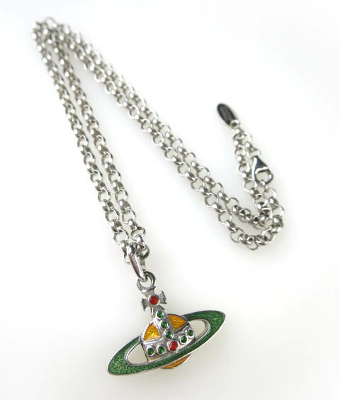 【中古】 Vivienne Westwood / エナメルオーブネックレス ヴィヴィアンウエストウッド シルバー925 B47932_2206のサムネイル