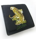 Jean Paul GAULTIER / タイガー刺繍 折り財布 ジャンポールゴルチエ 虎 和風 オリエンタル Tiger oriental embroidery wallet B48346_2309
