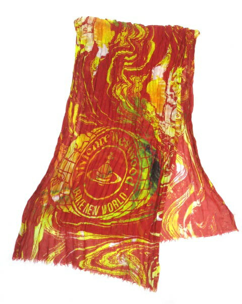 Rakuten - 【中古】 Vivienne Westwood / 総柄ストール ヴィヴィアンウエストウッド B55592_2603
