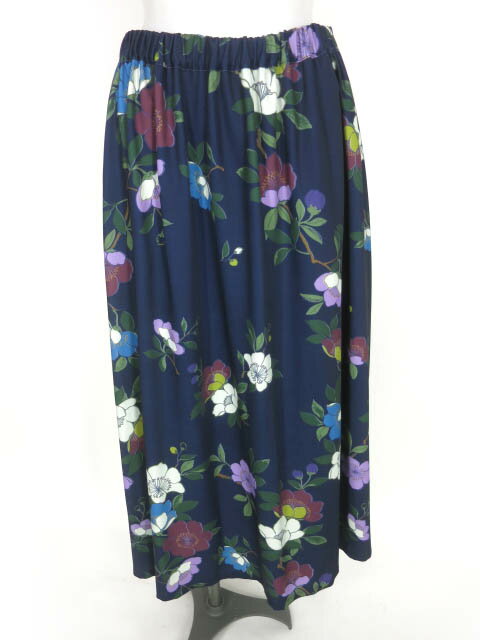 【中古】 ふりふ/椿小町花柄ロング...