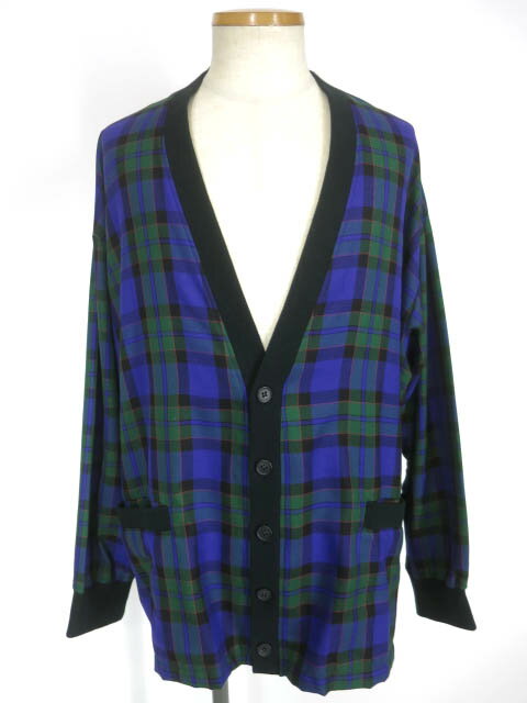 【中古】 MILKBOY / CHECK カーディガン ミルクボーイ B58196_2504