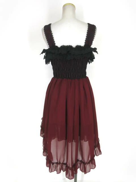 【中古】 ATELIER PIERROT / Blooming Rose フィッシュテールジャンパースカート アトリエピエロ ドレス ワンピース B57984_2504