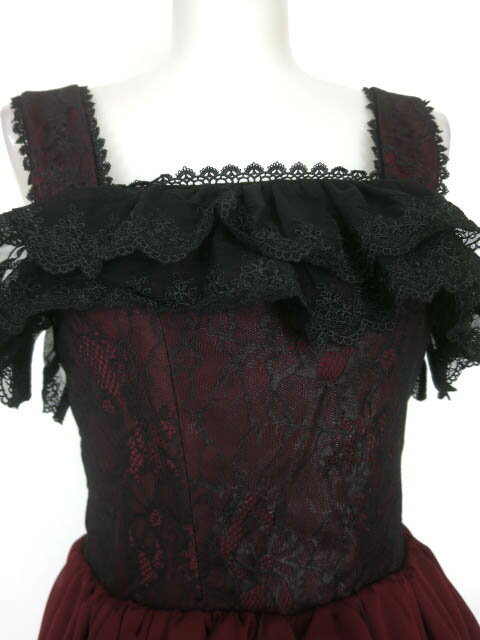 【中古】 ATELIER PIERROT / Blooming Rose フィッシュテールジャンパースカート アトリエピエロ ドレス ワンピース B57984_2504