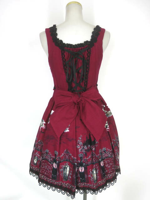 【中古】 ALICE and the PIRATES / Vampire Requiem柄コルセットジャンパースカート アリスアンドザパイレーツ B59128_2401