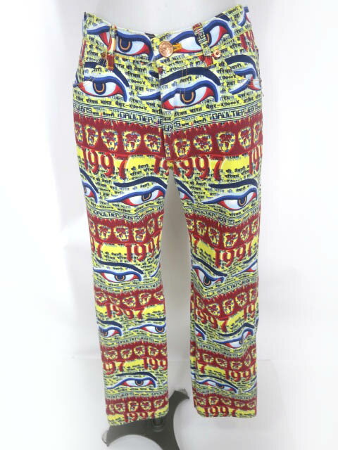 Rakuten - 【中古】 Gaultier Jean's / エジプト柄パンツ ジャンポールゴルチエ Jean Paul GAULTIER レディース B62339_2510