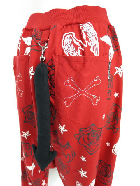 LOVER'S ROCK / 悪魔しっぽ付き総柄サルエルパンツ ラバーズロック SUPER LOVERS スーパーラバーズ B63355_2408