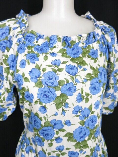 【中古】 Jane Marple / Carlineガーデンドレス ジェーンマープル ワンピース 薔薇 ローズ柄 B63612_2409