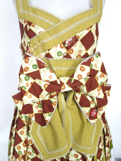 【中古】 Metamorphose / 百花繚乱～まほろばの舞～タックジャンパースカート (プラスサイズ) メタモルフォーゼタンドゥフィーユ B64127_2410